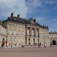 Palacio de Amalienborg en Copenhague, Dinamarca