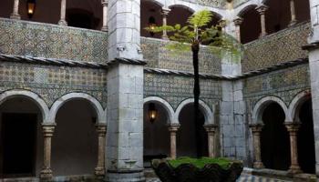 interior del Palacio de Pena en Portugal