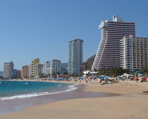 playa de Acapulco en México