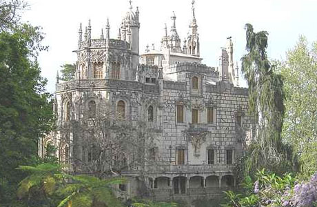 Palacio Quinta da Regaleiro desde lejos