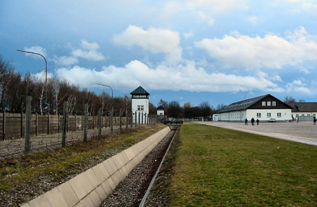 Línea exterior del Campo de Dachau